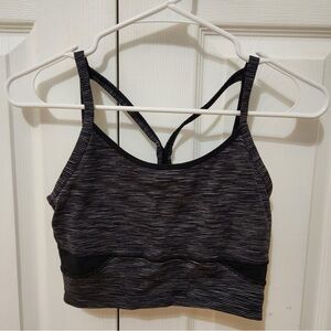 Athleta Gray-Black Sports Bra